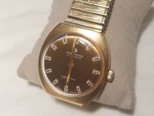 Selt. vergoldete JUNGHANS  H.-Uhr,  Handaufz. "Vintage"