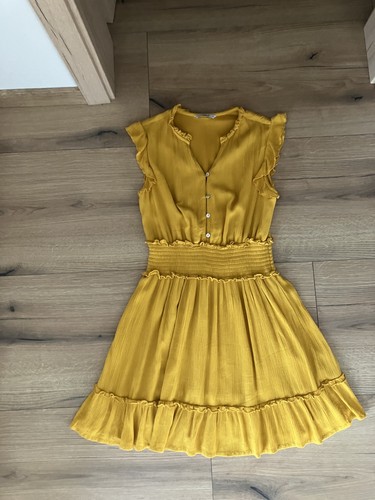 Only sommerkleid senfgelb gelb - sommerkleid, senfgelb/gelb