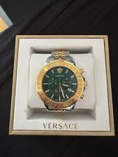 Versace VEV600619 Chronograph Signat Edelstahl Herren Armbanduhr - Gold