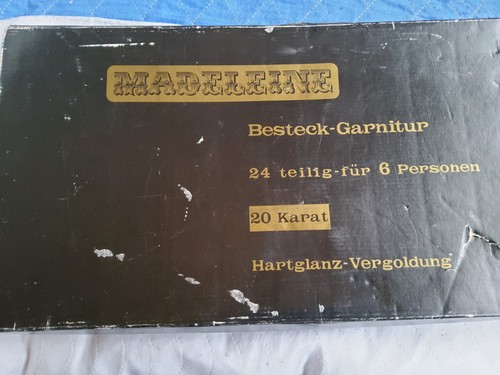 Vergoldetes besteckset - besteckset, 24