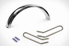 Chrom Schutzblech Set vorne