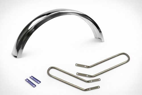 Chrom schutzblech set - chrom,