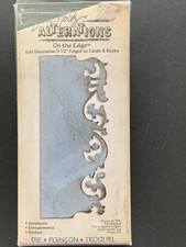 Sizzix, Tim Holtz, Alterations - 656624 - On The Edge Stanzschablone -Scrollwork
