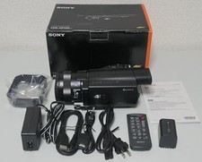 SONY FDR-AX100 schwarz Handycam Digital 4K Video Camcorder 12x Zoom mit Box