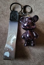 Schlüsselanhänger, Taschenanhänger, Glücksbringer ❤️ Teddy Bär ❤️ Glänzend Grau