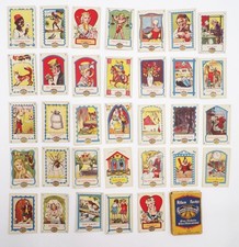 Altes werbe kartenspiel drei - altes,