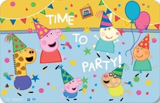 Peppa Pig Tischunterlage Tischset Platzdeckchen Malunterlage 43 x 28 cm