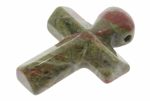 Unakit epidot kreuz edelstein - epidot,