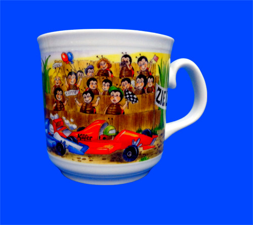 Kaffeebecher käfer autorennen - kaffeebecher,