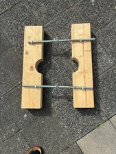 Große Holzzange AD 113mm Holzschelle für DN 100 Brunnenrohr - Brunnenbau
