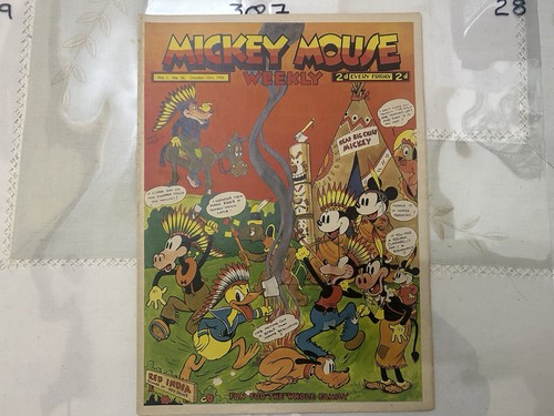 Mickey mouse weekly comic - mickey,