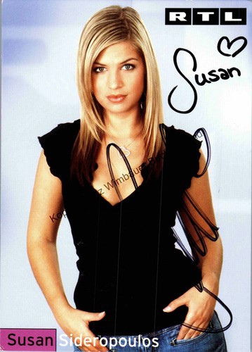 Original autogramm susan - autogramm,