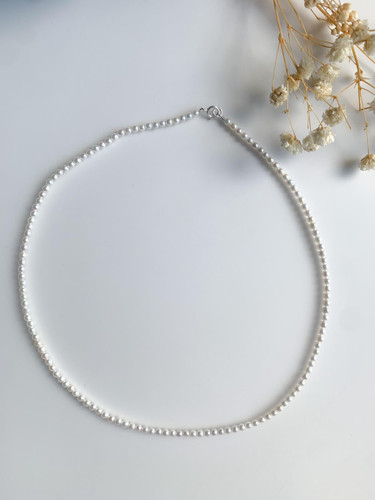 Feine perlenkette damen mm - feine, 2-3