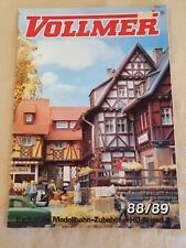 Vollmer Modellbahn-Zubehör Katalog 88/89 (1988 - 1989) H0, N, Z mit Preisliste