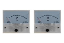 Voltmeter AC / DC Einbauinstrument Messinstrument Einbau analog Panel Meter
