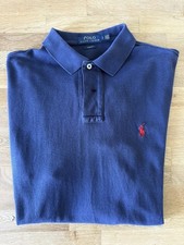 Original Polo Ralph Lauren Poloshirt Gr. L Slim Fit Blau