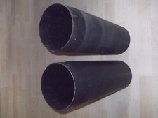 2 Ofenrohre 160 mm 50 cm Stahl schwarz Made in Germany