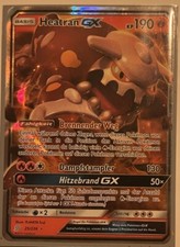 Pokémon Heatran GX Full Art Original Near Mint TCG Holo 025/236