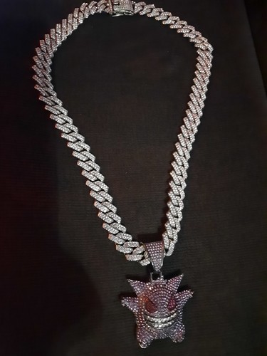 Cuban link iced - iced, out