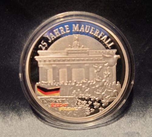 Medaille jahre mauerfall - 25, mauerfall"