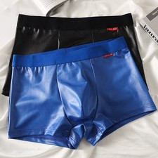 Herren Kunstleder Boxershorts