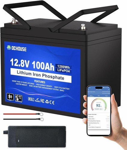 12v 100ah lifepo4 bluetooth - lifepo4,