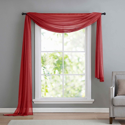Voile querbehang - voile,