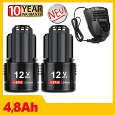 2X Für Bosch GBA 12V 4.8Ah