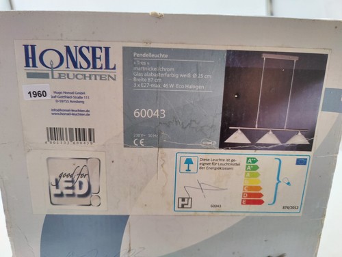 Fischer honsel pendelleuchte - &,