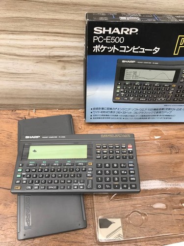 Sharp e500 pocket computer - pc-e500,