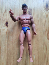 Big Jim Action Figur / Mattel / mit blauem Mittelteil
