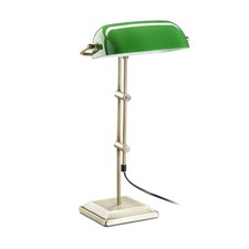Bankerlampe grün Bibliothekslampe Leselampe Retro Tischlampe höhenverstellbar