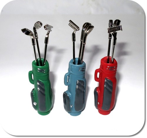 Miniatur golftasche mit - miniatur,
