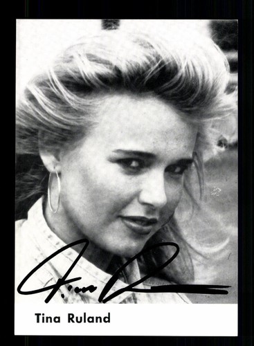 Tina ruland autogrammkarte - tina,