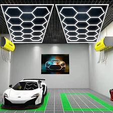 14X Hexagon LED Lampe Röhren Werkstatt Garage Wand Decken Leuchte Beleuchtung DE