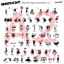 Schablonen BANKSY (B9-B64) 