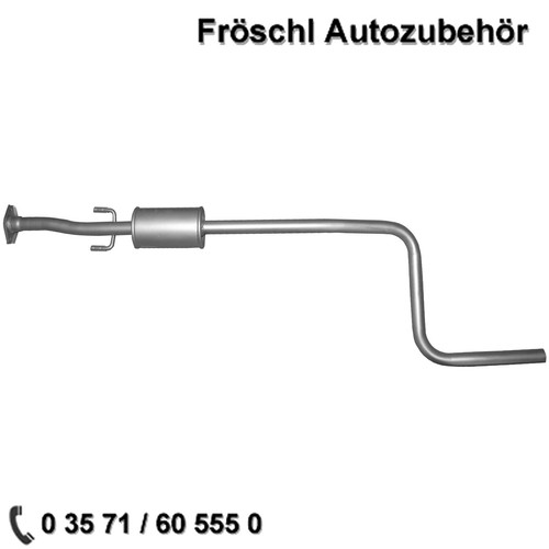Mittelschalldämpfer auspuff - mittelschalldämpfer,