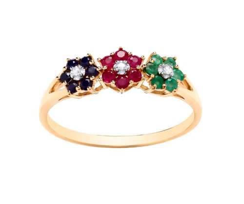 Dreifach cluster ring kt - dreifach-cluster-ring,