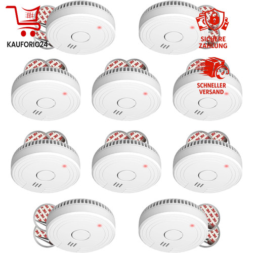 Rauchmelder pack mit - rauchmelder, 10-pack