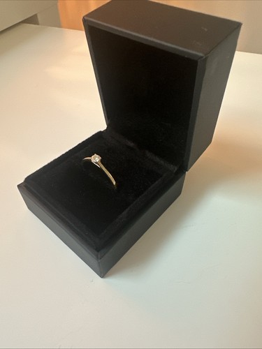 585 gelbgold verlobungsring - 585,