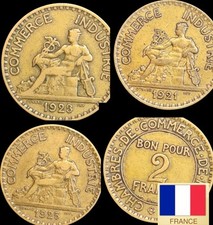 Frankreich 2 Francs 1920-1927 Chambers of Commerce Verschiedene Jahrgänge#18
