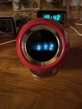Kugeluhr 70er 80er rot - 70er,
