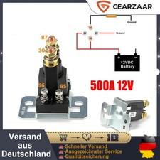 Trennrelais Relais 4-Pin 12V 500A Schwerlast Strom KFZ Starter Batterie Isolator