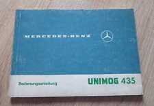 Mercedes Unimog 435 Betriebsanleitung