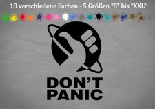 Don panic sticker - don´t,