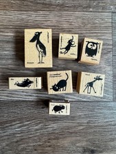 Nr. 5 Stempel-Set cats on appletrees Tiere 7 tlg.