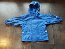 Neuwertig: gefütterte Weltraum Regenjacke, Gr. 86/92, Planeten Ufos Sterne