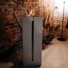 Kratki Kamin Freistehend ROMEO schwarz TÜV