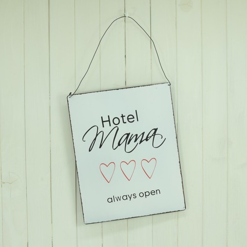 Blechschild hotel mama always - mama,
