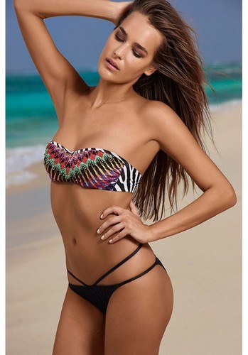 Badeanzug bikini print afrika - badeanzug,